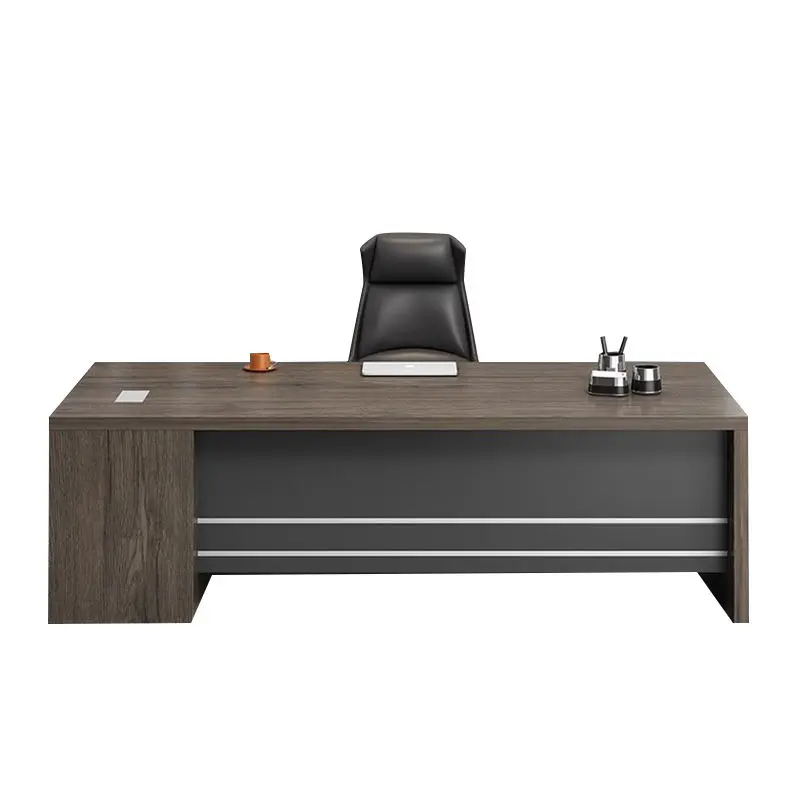 Executive CEO Luxury Modern Rectangle Wooden Office Desk with Modular Design — image 6