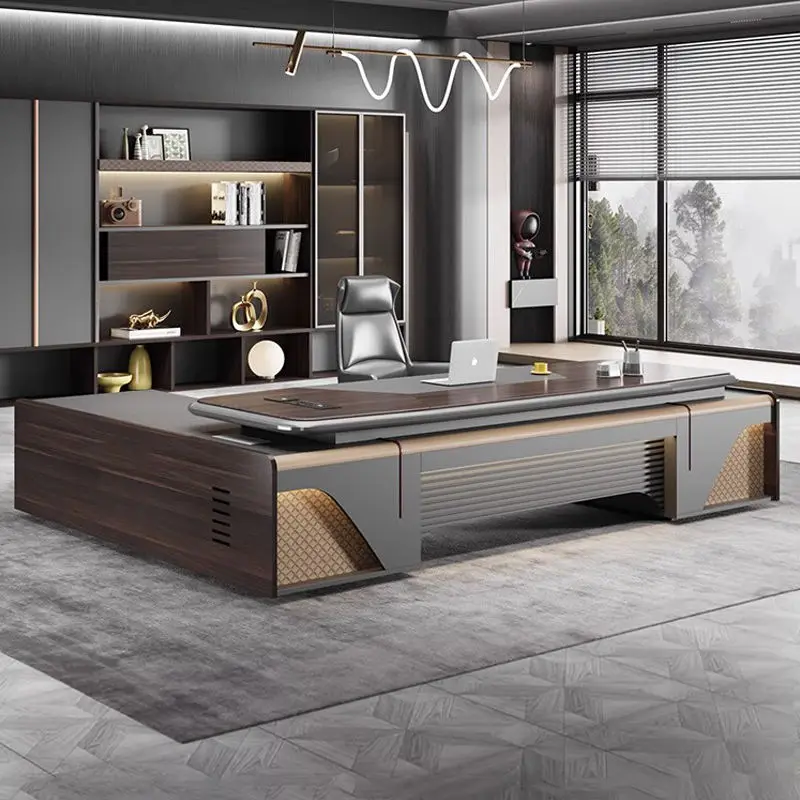 Office Furniture boss Desk Manager Executive Office Desk Table Ceo Luxury Desk boss Table — view 1