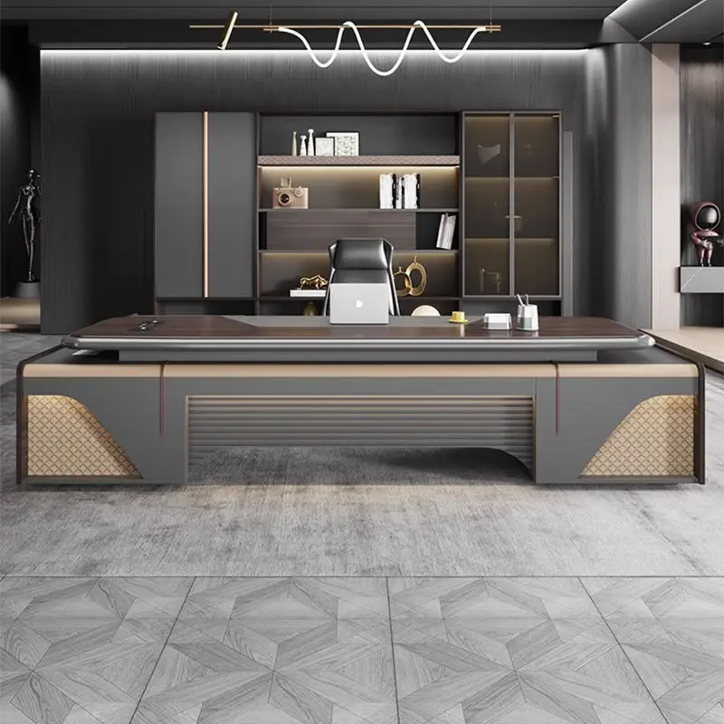 Office Furniture boss Desk Manager Executive Office Desk Table Ceo Luxury Desk boss Table — image 3