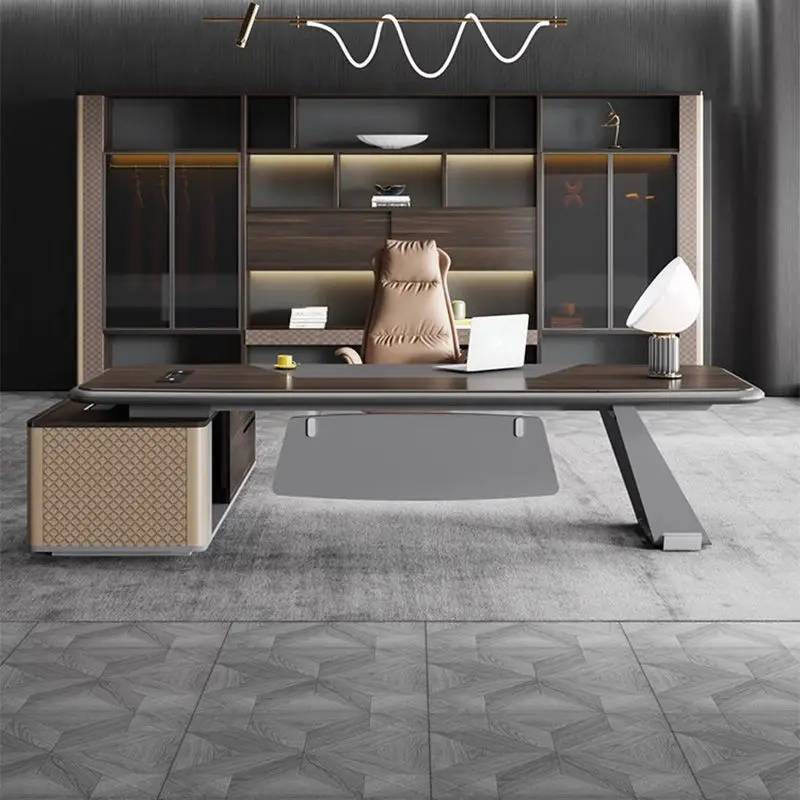 Office Furniture boss Desk Manager Executive Office Desk Table Ceo Luxury Desk boss Table — image 3