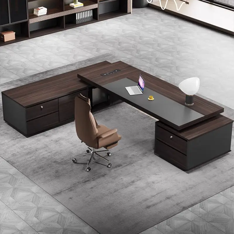 Office Furniture boss Desk Manager Executive Office Desk Table Ceo Luxury Desk boss Table — view 3