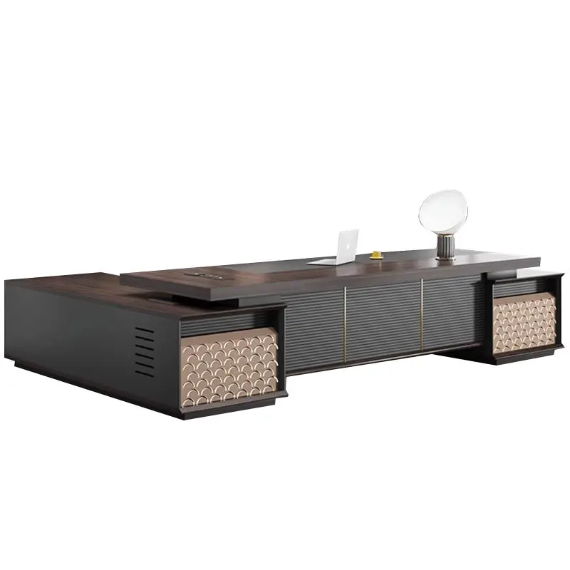 Office Furniture boss Desk Manager Executive Office Desk Table Ceo Luxury Desk boss Table — view 6