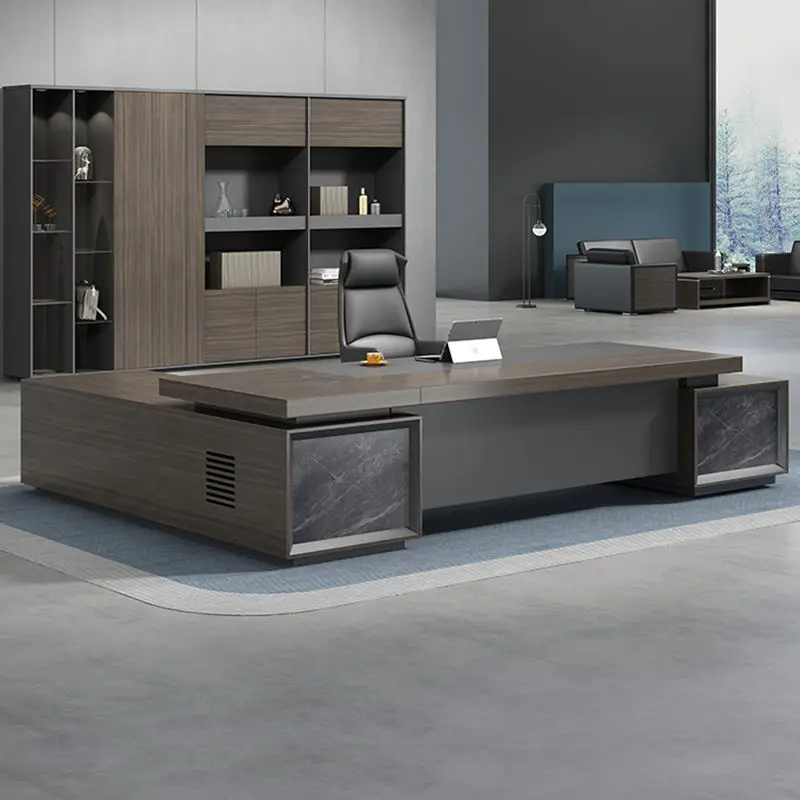 Office Furniture boss Desk Manager Executive Office Desk Table Ceo Luxury Desk boss Table — view 1