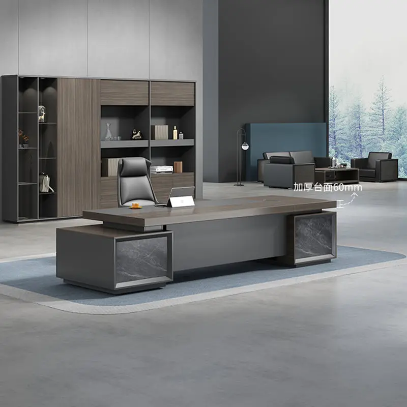 Office Furniture boss Desk Manager Executive Office Desk Table Ceo Luxury Desk boss Table — image 3