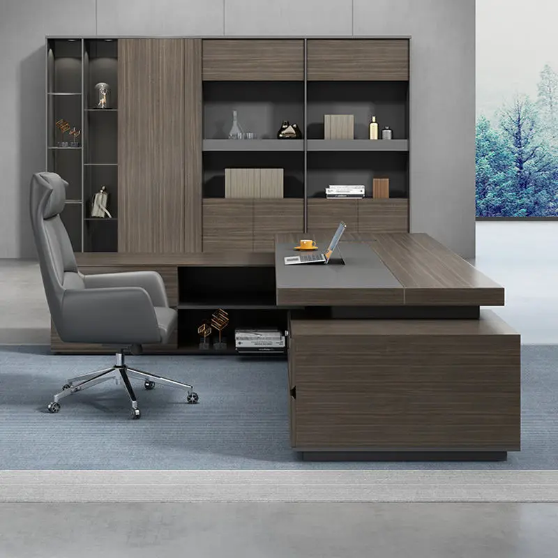 Office Furniture boss Desk Manager Executive Office Desk Table Ceo Luxury Desk boss Table — image 6