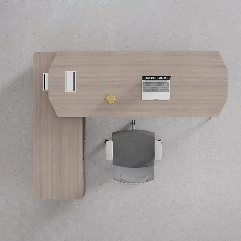 Modern Rectangle Executive CEO Luxury Office Desk-Customizable Design Durable Wooden Material — image 6