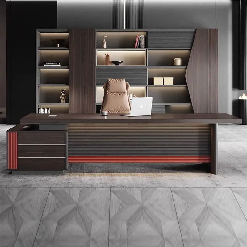 Office Furniture boss Desk Manager Executive Office Desk Table Ceo Luxury Desk boss Table — image 3