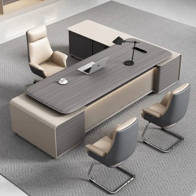Office Furniture boss Desk Manager Executive Office Desk Table Ceo Luxury Desk boss Table — view 1