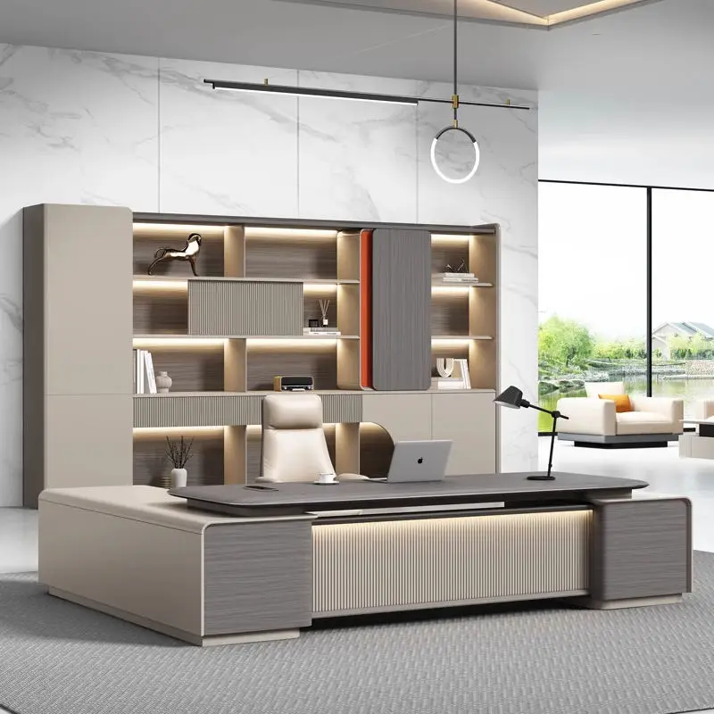 Office Furniture boss Desk Manager Executive Office Desk Table Ceo Luxury Desk boss Table — image 4