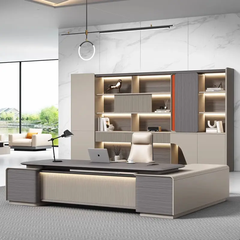 Office Furniture boss Desk Manager Executive Office Desk Table Ceo Luxury Desk boss Table — image 5