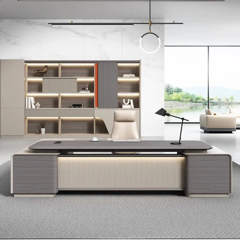 Office Furniture boss Desk Manager Executive Office Desk Table Ceo Luxury Desk boss Table — image 6