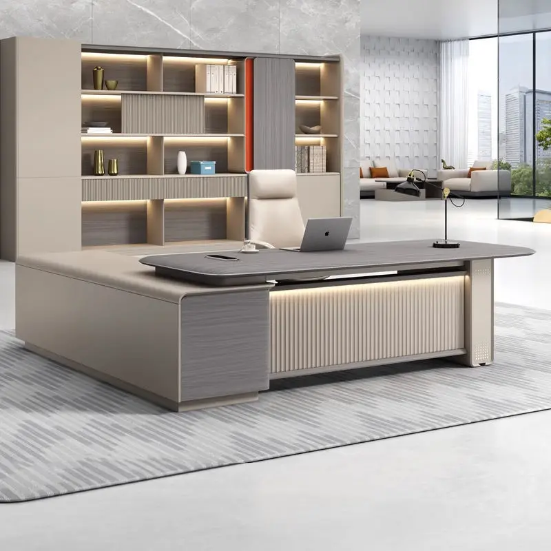 Office Furniture boss Desk Manager Executive Office Desk Table Ceo Luxury Desk boss Table — view 1