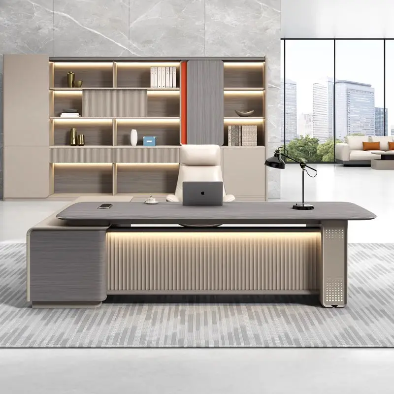 Office Furniture boss Desk Manager Executive Office Desk Table Ceo Luxury Desk boss Table — image 3