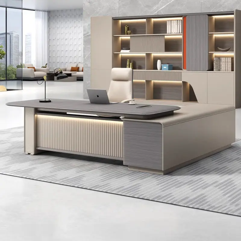 Office Furniture boss Desk Manager Executive Office Desk Table Ceo Luxury Desk boss Table — image 4