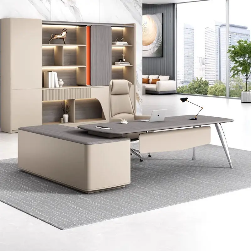 Office Furniture boss Desk Manager Executive Office Desk Table Ceo Luxury Desk boss Table — view 1