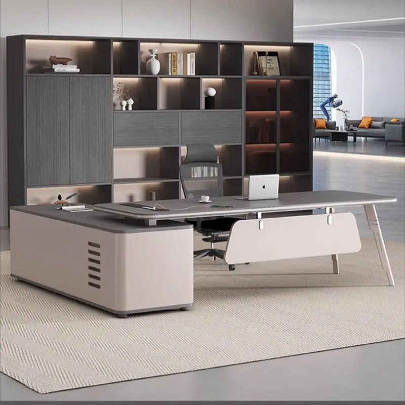 Office Furniture boss Desk Manager Executive Office Desk Table Ceo Luxury Desk boss Table — view 2