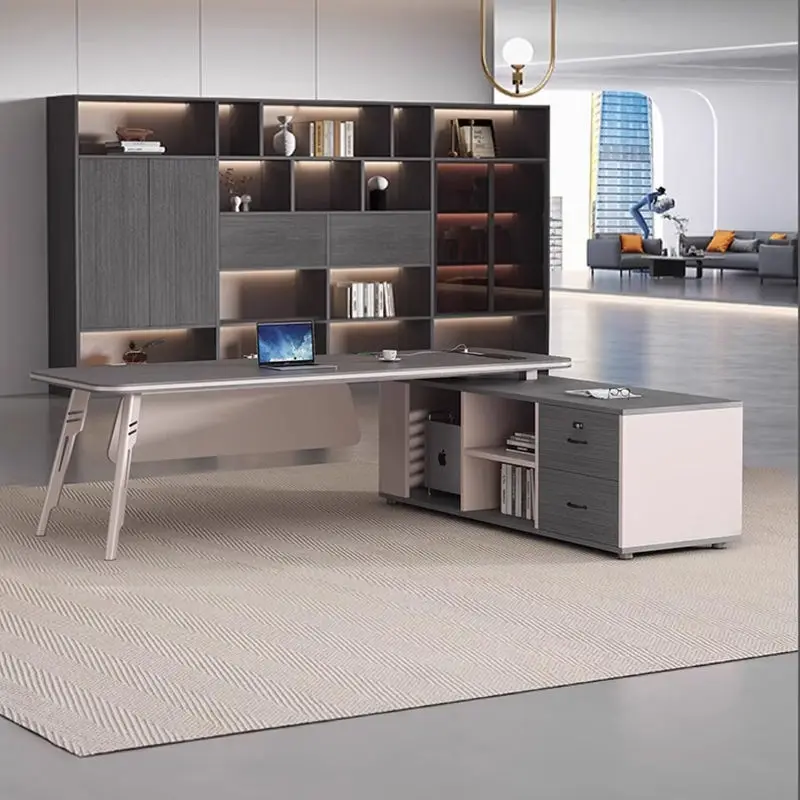 Office Furniture boss Desk Manager Executive Office Desk Table Ceo Luxury Desk boss Table — view 3