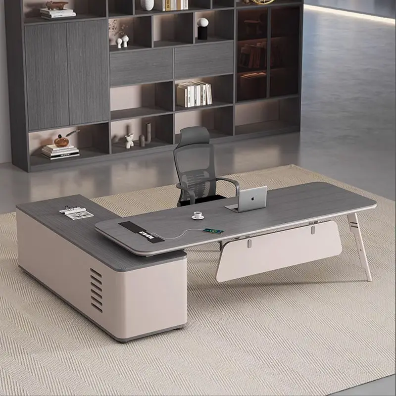 Office Furniture boss Desk Manager Executive Office Desk Table Ceo Luxury Desk boss Table — view 4