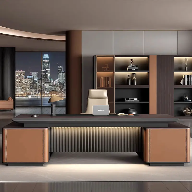 Office Furniture boss Desk Manager Executive Office Desk Table Ceo Luxury Desk boss Table — image 3