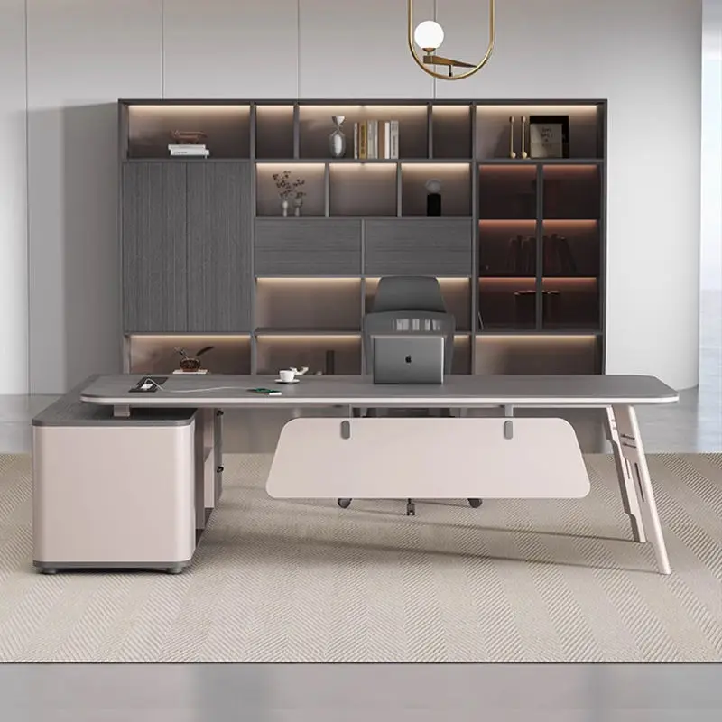 Office Furniture boss Desk Manager Executive Office Desk Table Ceo Luxury Desk boss Table — view 5