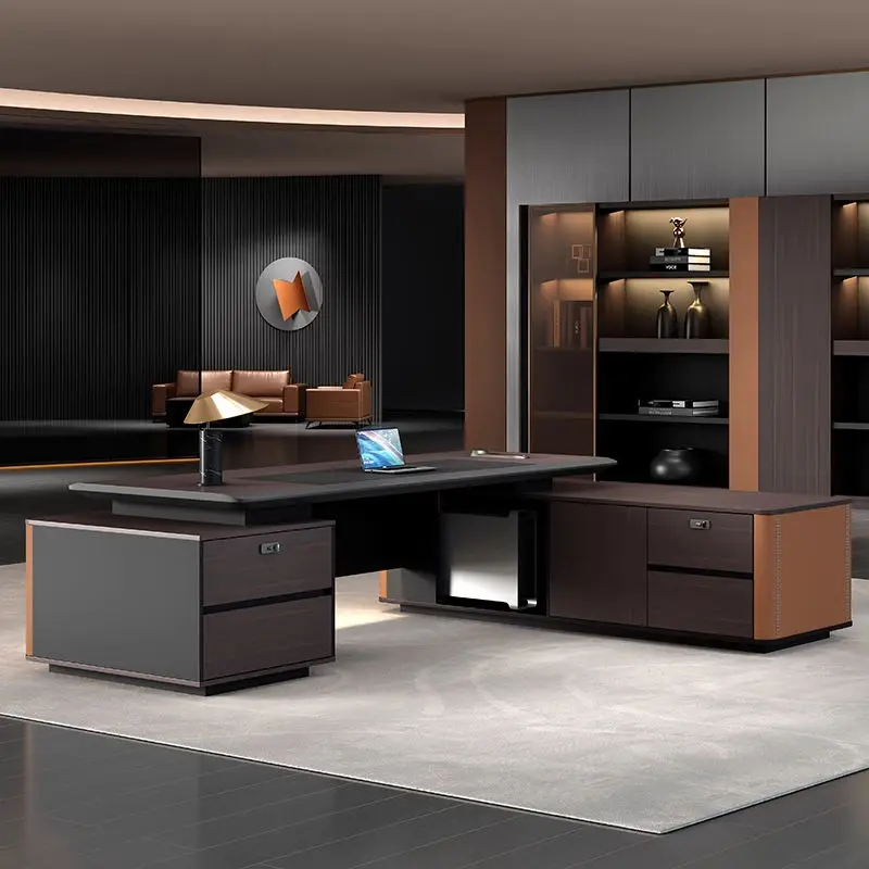 Office Furniture boss Desk Manager Executive Office Desk Table Ceo Luxury Desk boss Table — image 4