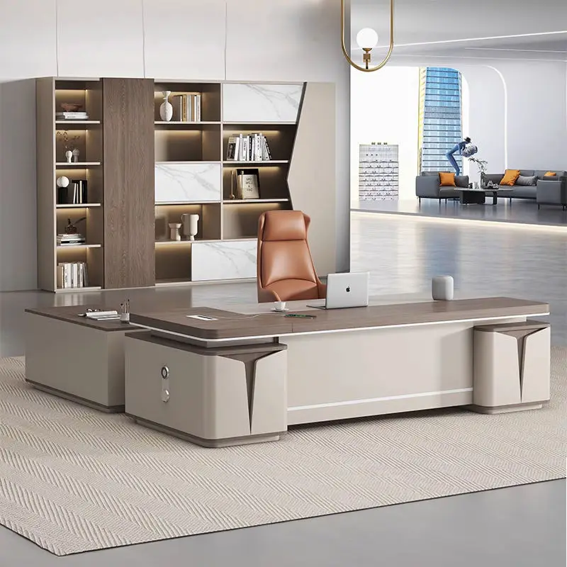Office Furniture boss Desk Manager Executive Office Desk Table Ceo Luxury Desk boss Table — image 3