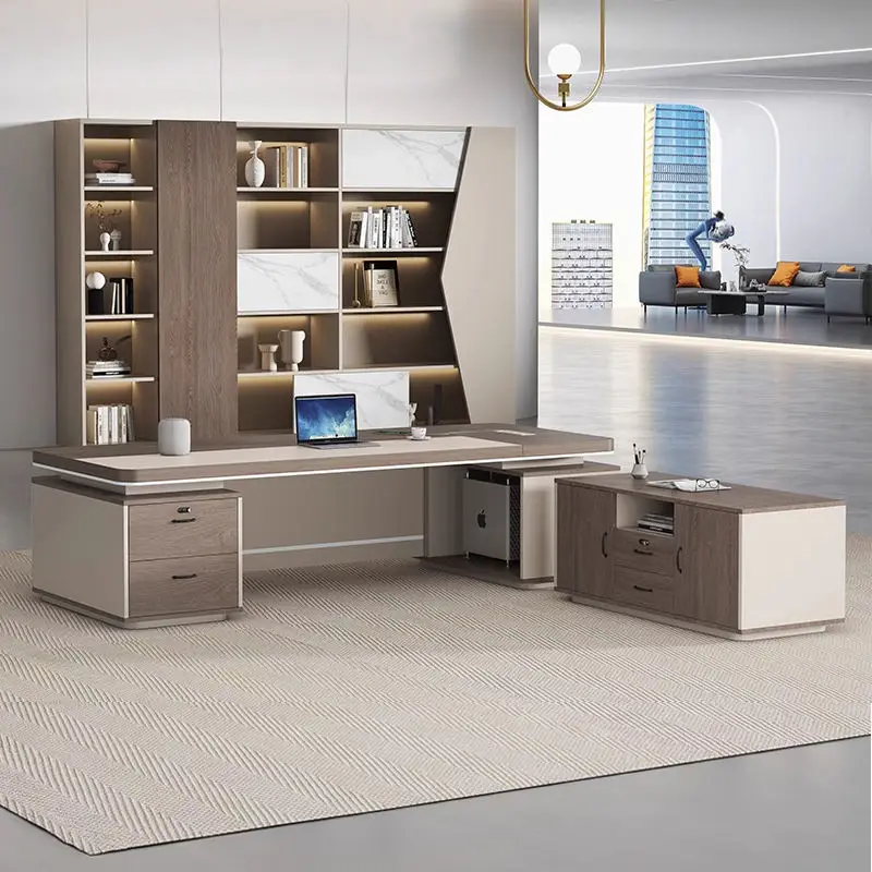 Office Furniture boss Desk Manager Executive Office Desk Table Ceo Luxury Desk boss Table — image 4
