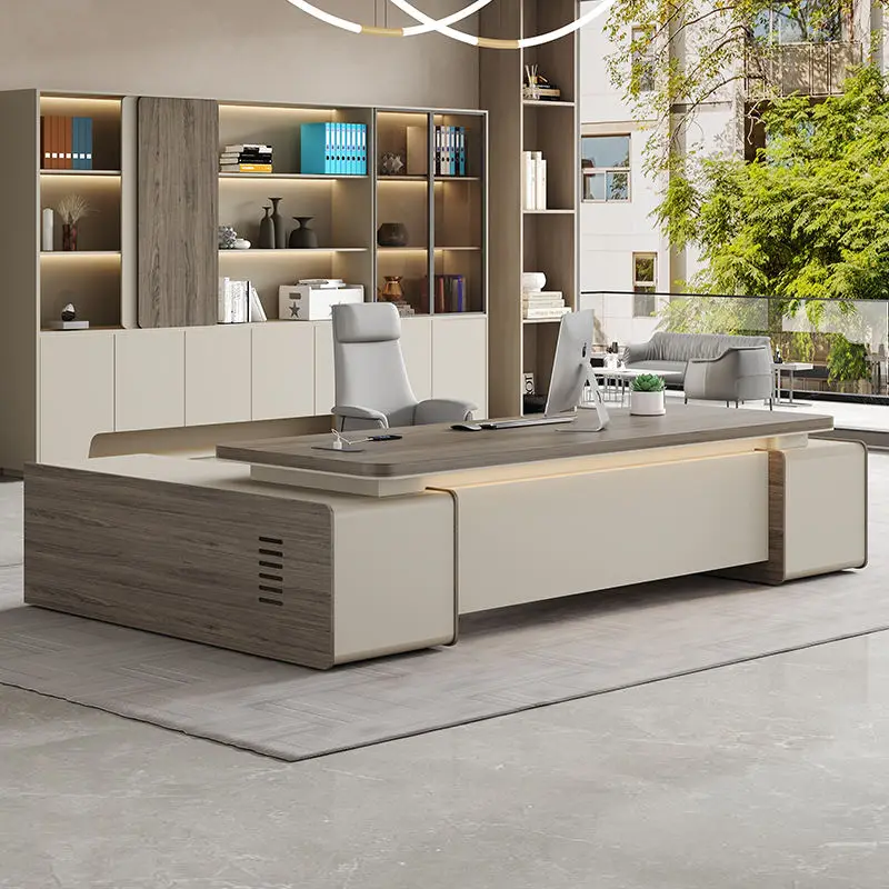 Office Furniture boss Desk Manager Executive Office Desk Table Ceo Luxury Desk boss Table — image 3