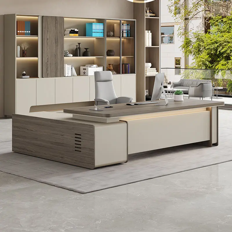 Office Furniture boss Desk Manager Executive Office Desk Table Ceo Luxury Desk boss Table — image 6