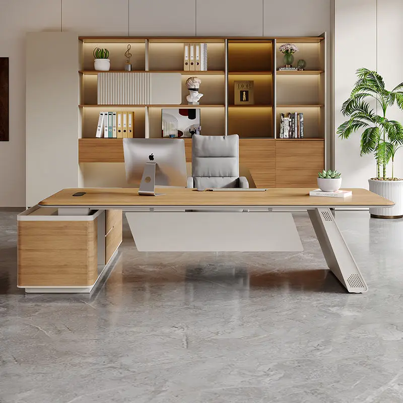 Office Furniture boss Desk Manager Executive Office Desk Table Ceo Luxury Desk boss Table — image 3