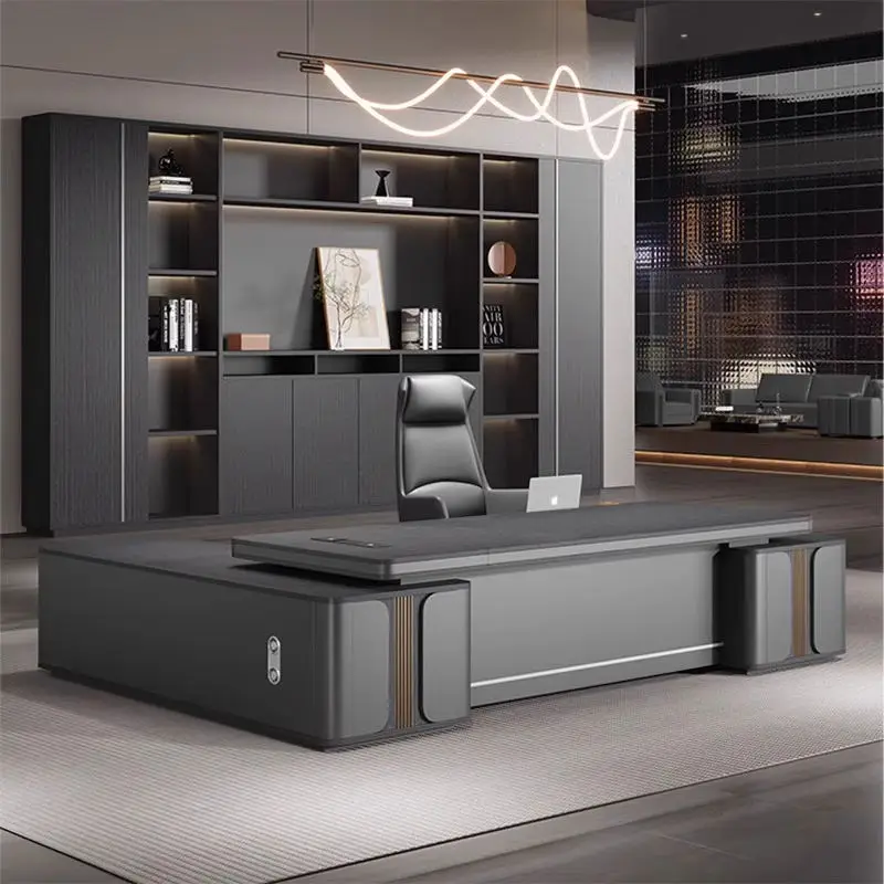 Office Furniture boss Desk Manager Executive Office Desk Table Ceo Luxury Desk boss Table — view 1