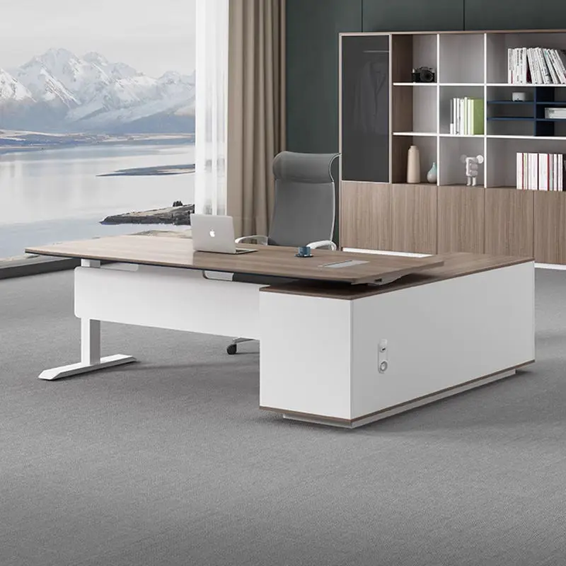 Oficina Office Furniture Computer Table Lift Tables Shanding Desk Sit Stand Desk Height Adjustable Desk — image 3