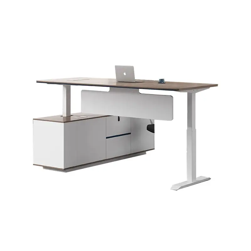 Oficina Office Furniture Computer Table Lift Tables Shanding Desk Sit Stand Desk Height Adjustable Desk — image 7
