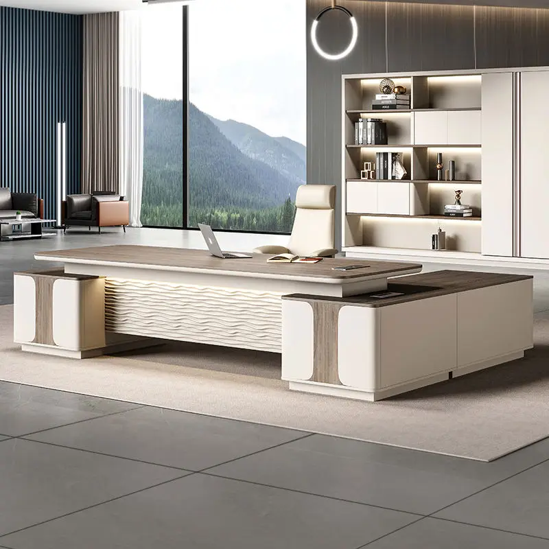 Office Furniture boss Desk Manager Executive Office Desk Table Ceo Luxury Desk boss Table — image 3