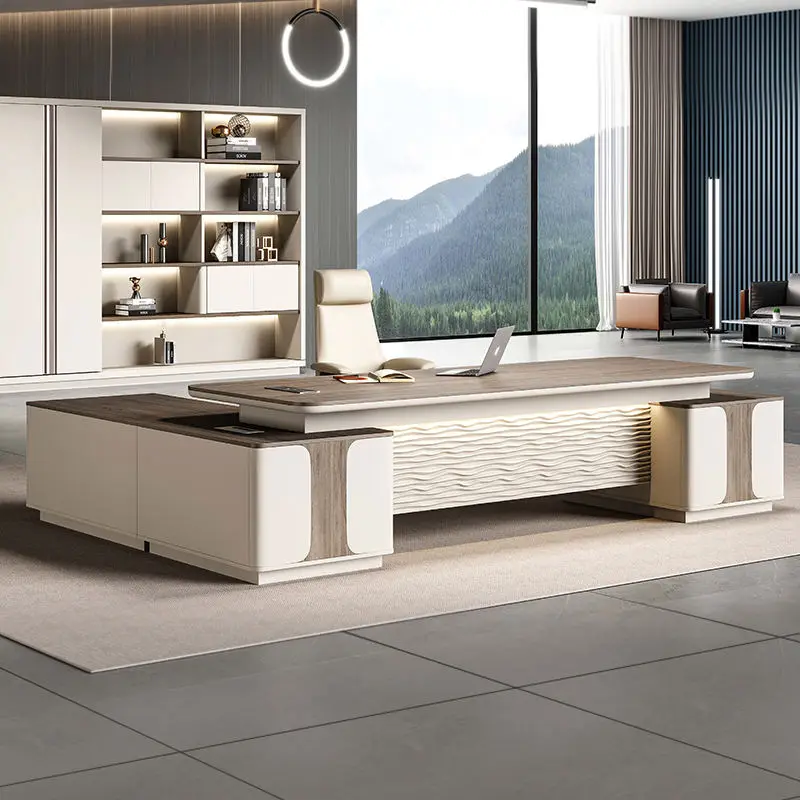 Office Furniture boss Desk Manager Executive Office Desk Table Ceo Luxury Desk boss Table — image 4