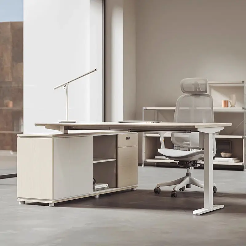 Oficina Office Furniture Computer Table Lift Tables Shanding Desk Sit Stand Desk Height Adjustable Desk — image 5