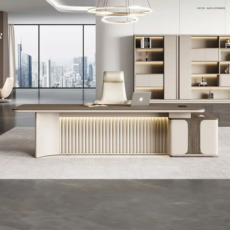 Office Furniture boss Desk Manager Executive Office Desk Table Ceo Luxury Desk boss Table — view 1