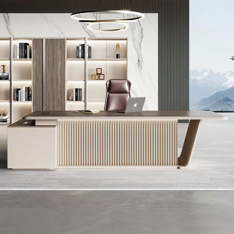 Office Furniture boss Desk Manager Executive Office Desk Table Ceo Luxury Desk boss Table — image 3