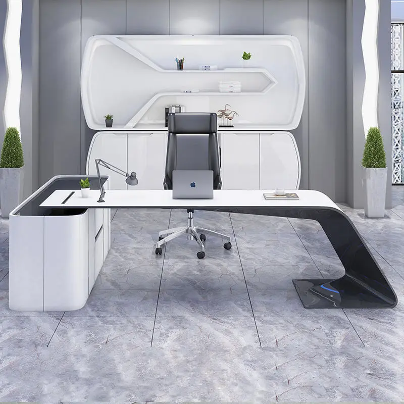 Office Furniture boss Desk Manager Executive Office Desk Table Ceo Luxury Desk boss Table — view 1