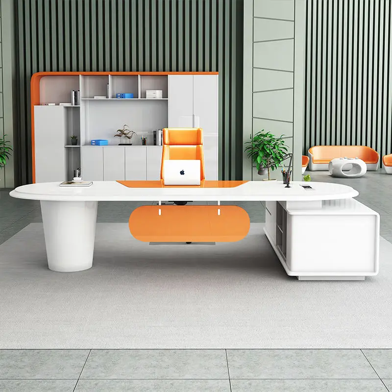 Office Furniture boss Desk Manager Executive Office Desk Table Ceo Luxury Desk boss Table — image 3
