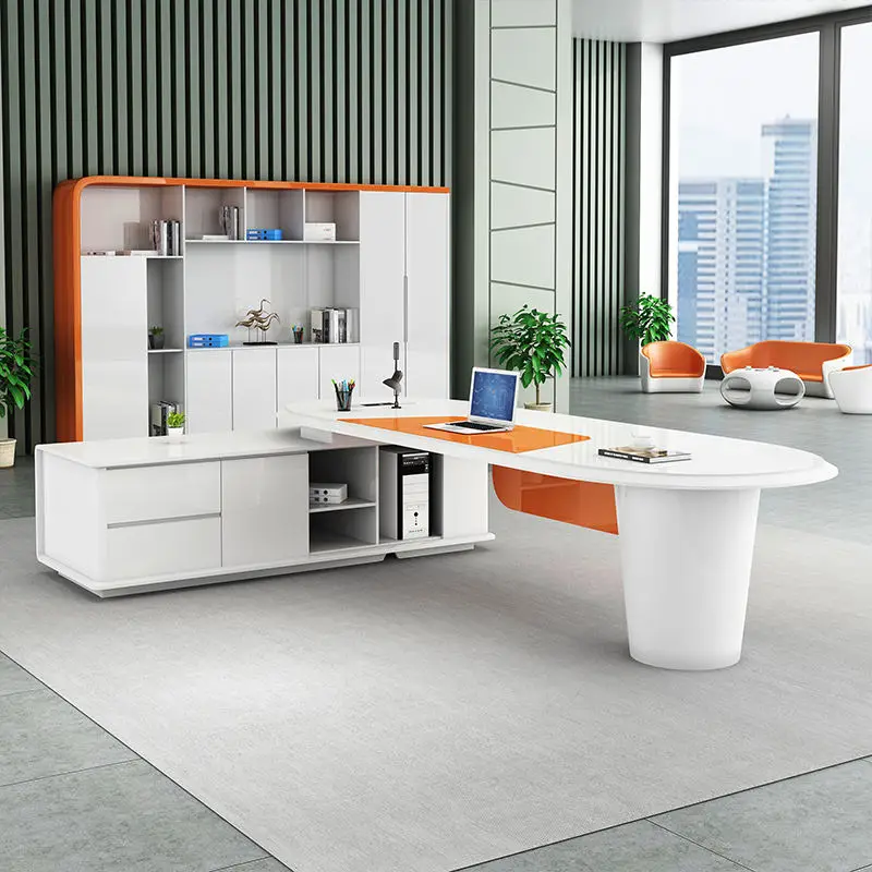 Office Furniture boss Desk Manager Executive Office Desk Table Ceo Luxury Desk boss Table — image 4