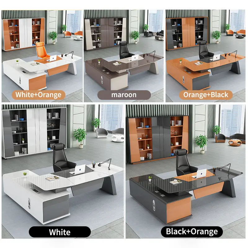 Office Furniture boss Desk Manager Executive Office Desk Table Ceo Luxury Desk boss Table — image 3