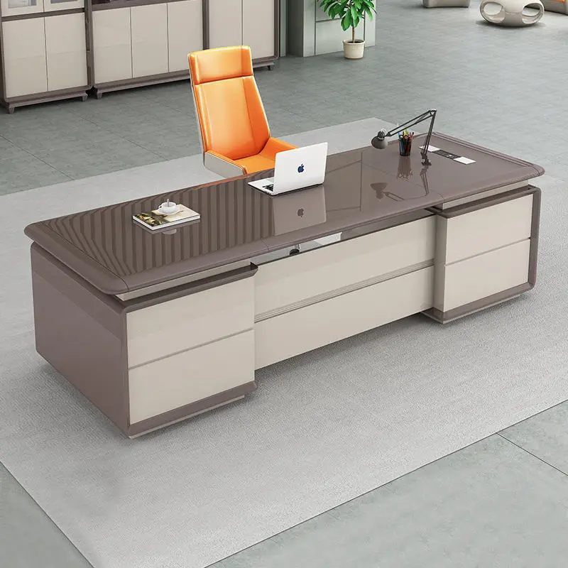 Office Furniture boss Desk Manager Executive Office Desk Table Ceo Luxury Desk boss Table — view 1