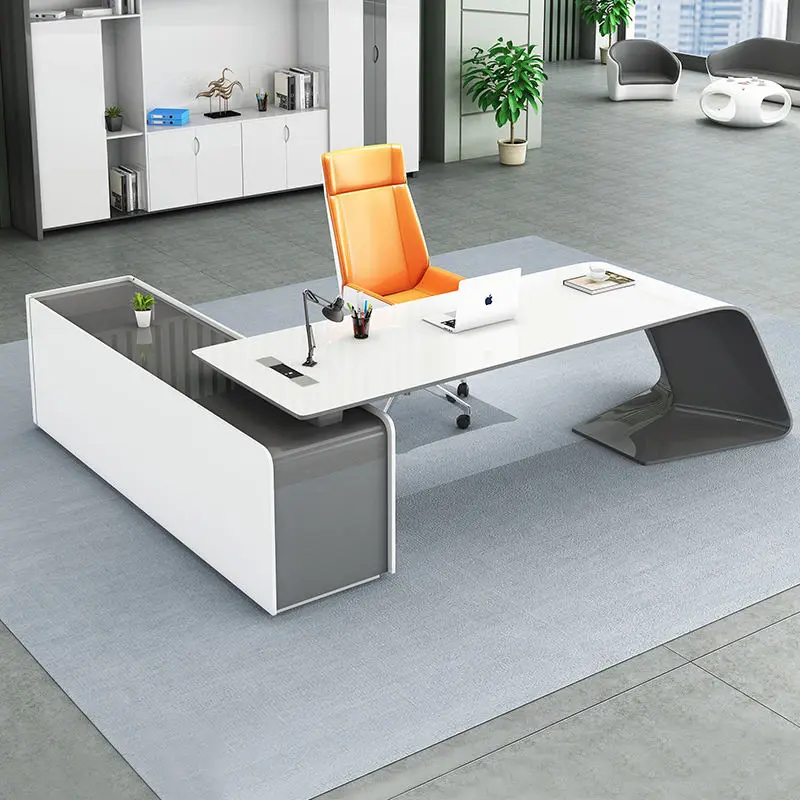 Office Furniture boss Desk Manager Executive Office Desk Table Ceo Luxury Desk boss Table — view 1