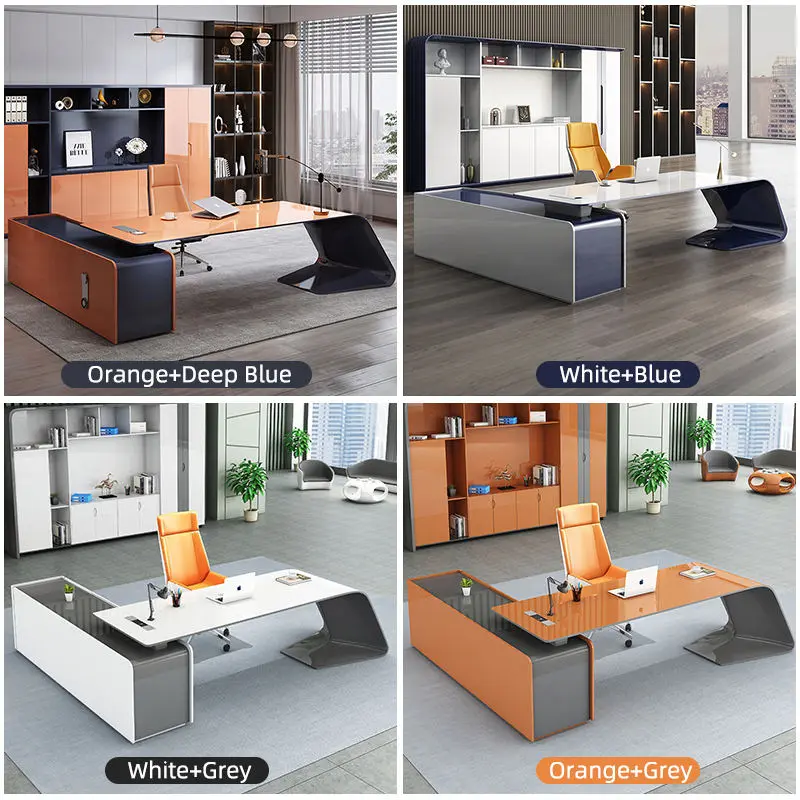 Office Furniture boss Desk Manager Executive Office Desk Table Ceo Luxury Desk boss Table — image 4
