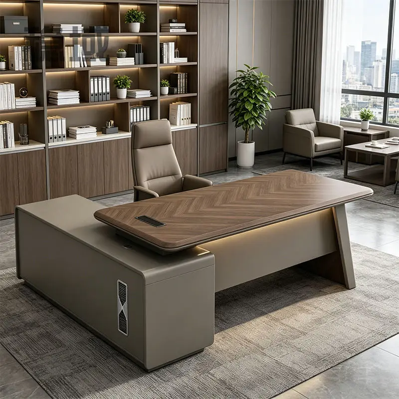 Office Furniture boss Desk Manager Executive Office Desk Table Ceo Luxury Desk boss Table — image 4