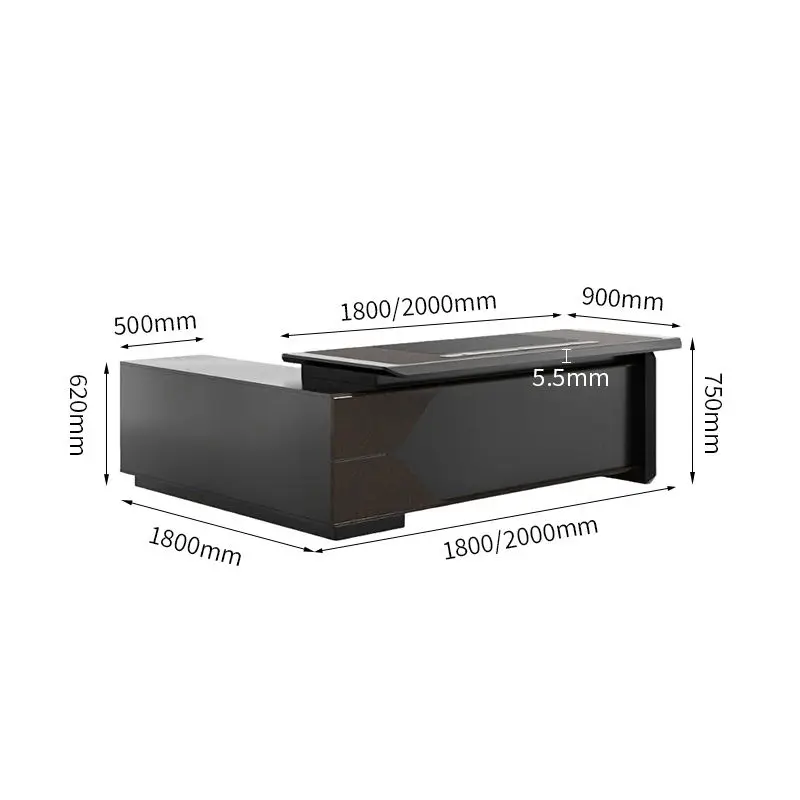 Office Furniture boss Desk Manager Executive Office Desk Table Ceo Luxury Desk boss Table — image 3
