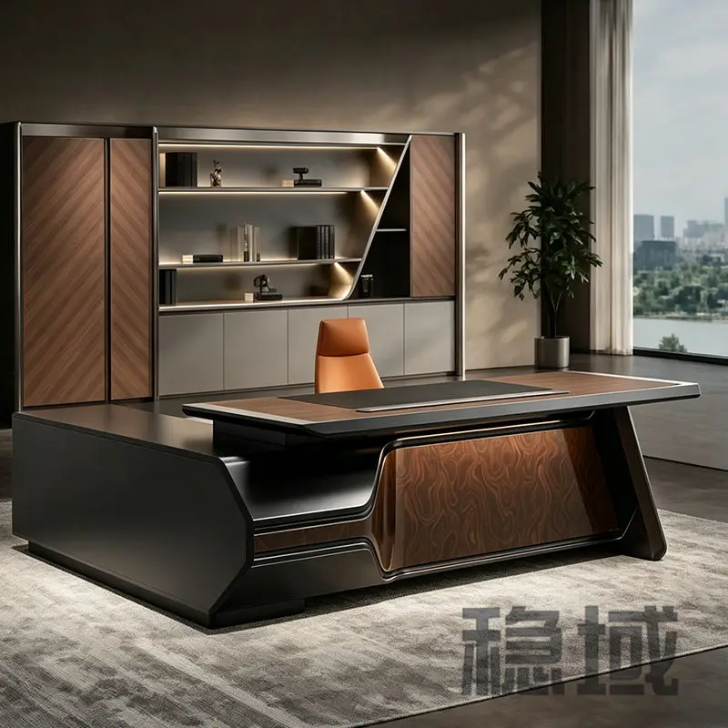 Office Furniture boss Desk Manager Executive Office Desk Table Ceo Luxury Desk boss Table — image 3