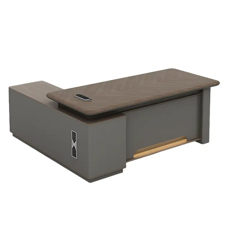 Boss CEO Executive Modern Rectangle Luxury Office Desk with Customizable Colors and Eco-Friendly Design — image 4