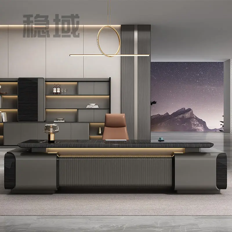 Office Furniture boss Desk Manager Executive Office Desk Table Ceo Luxury Desk boss Table — view 1